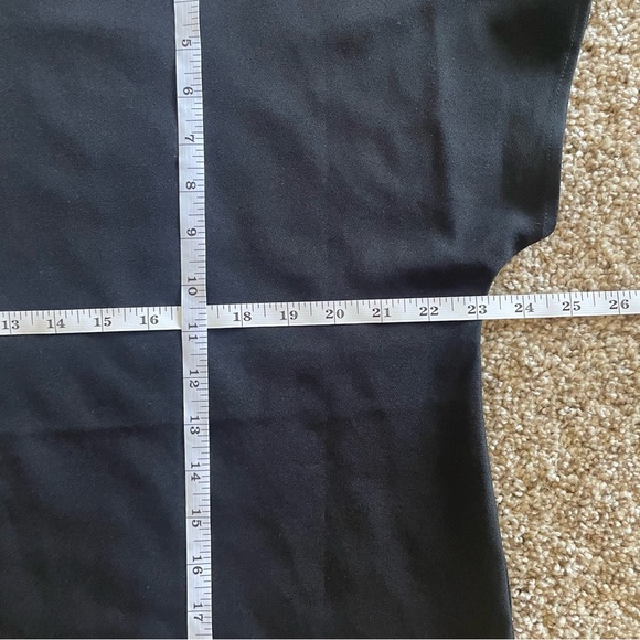 Mercer+Mettle Stretch Crepe Blouse Tunic Shirt Women’s XL Deep Black Lightweight - Picture 10 of 12